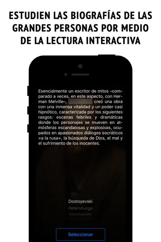 Dostoyevsky - interactive biography screenshot 2