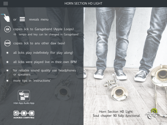 Screenshot #4 pour Horn Section HD Light