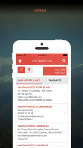 Youth Hostel India screenshot #2 for iPhone