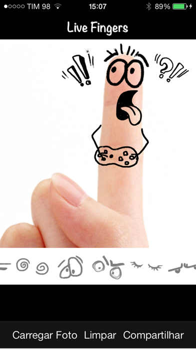 Screenshot #3 pour Live Fingers - Ajouter visages fraîches et des trucs à vos doigts
