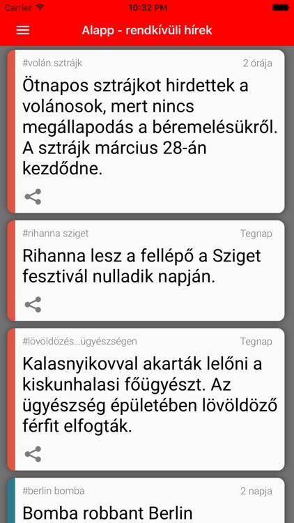 Alapp - rendkívüli hírek