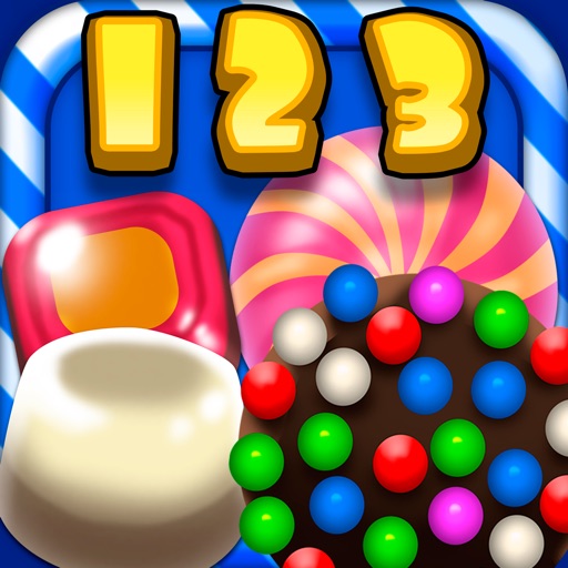 Sweet counting and learning numbers. Candies, jellies, lolipops and chocolates are fun! iOS App