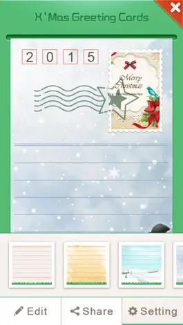 Game screenshot X'Mas Greeting Cards apk