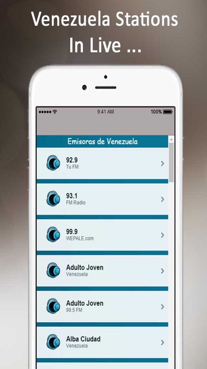 ´A Venezuelan stations Music AM .