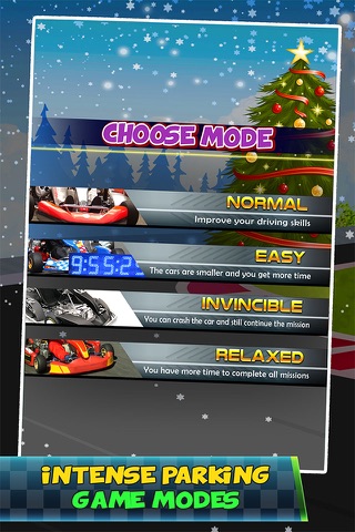 Christmas Car Parking Simulator - Real 3D Truck Driving Test & Santa Run Racing Games! screenshot 4