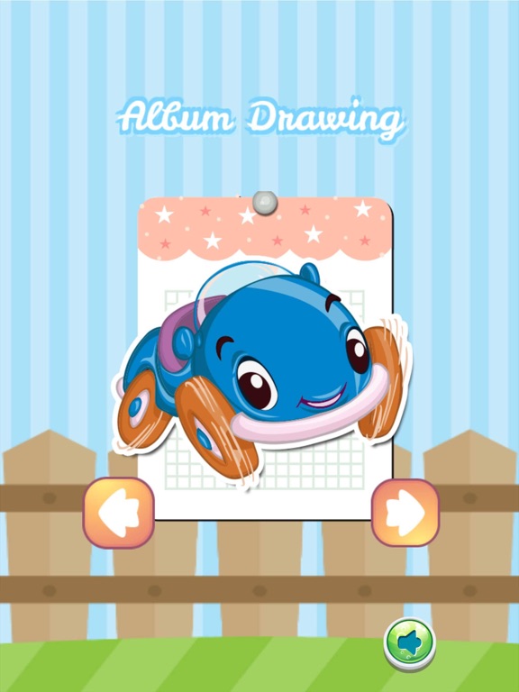 Car Drawing Coloring Book - Cute Caricature Art Ideas pages for kids