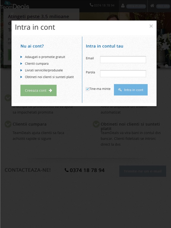 Screenshot #4 pour Teamdeals Admin Comerciant