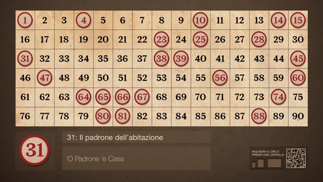 Tombola classica di Natale - Gioca con a