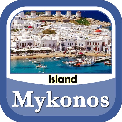 Mykonos Island Offline Map Travel Guide icon