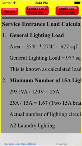 Electrical Load Calculator & Electrical Plan Exampleのおすすめ画像2