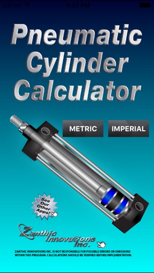 Pneumatic Cylinder Calculator