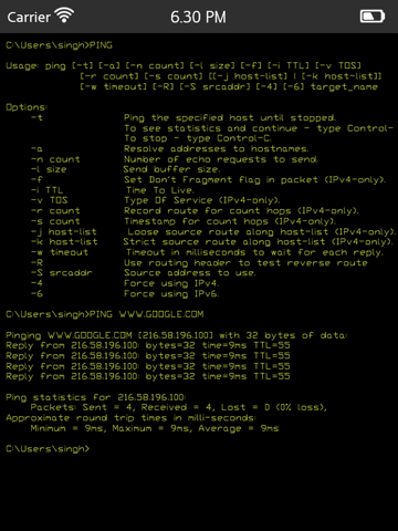 Screenshot #5 pour CMD Line - MS DOS, CMD, Shell ,SSH, WINDOWS, TERMINAL, CONSOLE, SERVER AUDITOR