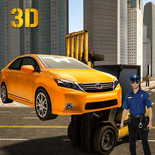 Police Car Lifter Emergency Simulator 3D Icon