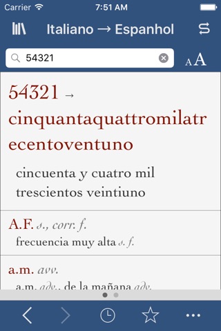 Ultralingua Spanish-Italian screenshot 3