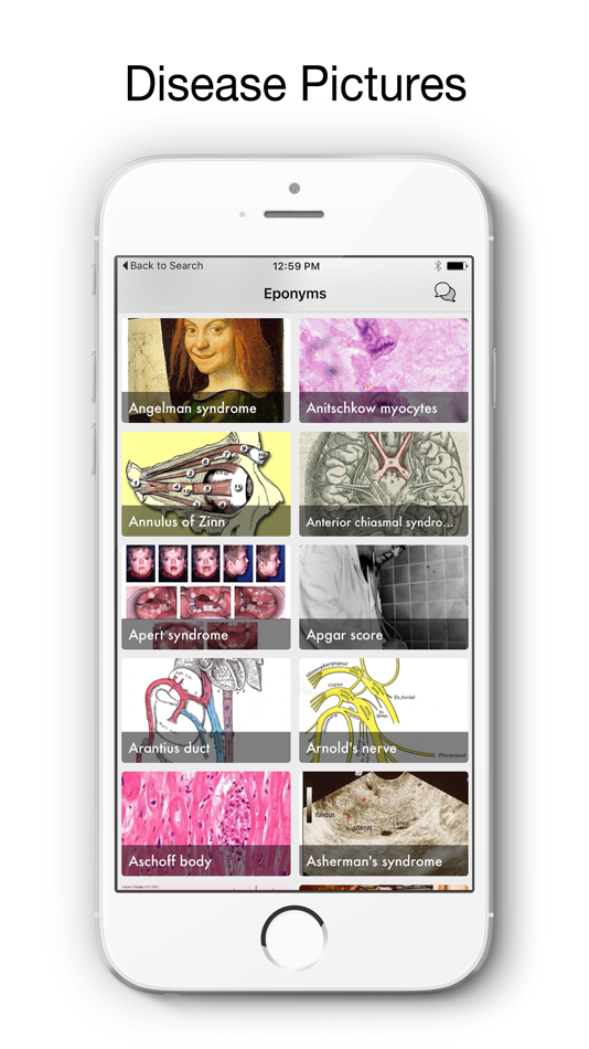 Eponyms - Disease Picture and Medical Tutor - 1.3 - (iOS)