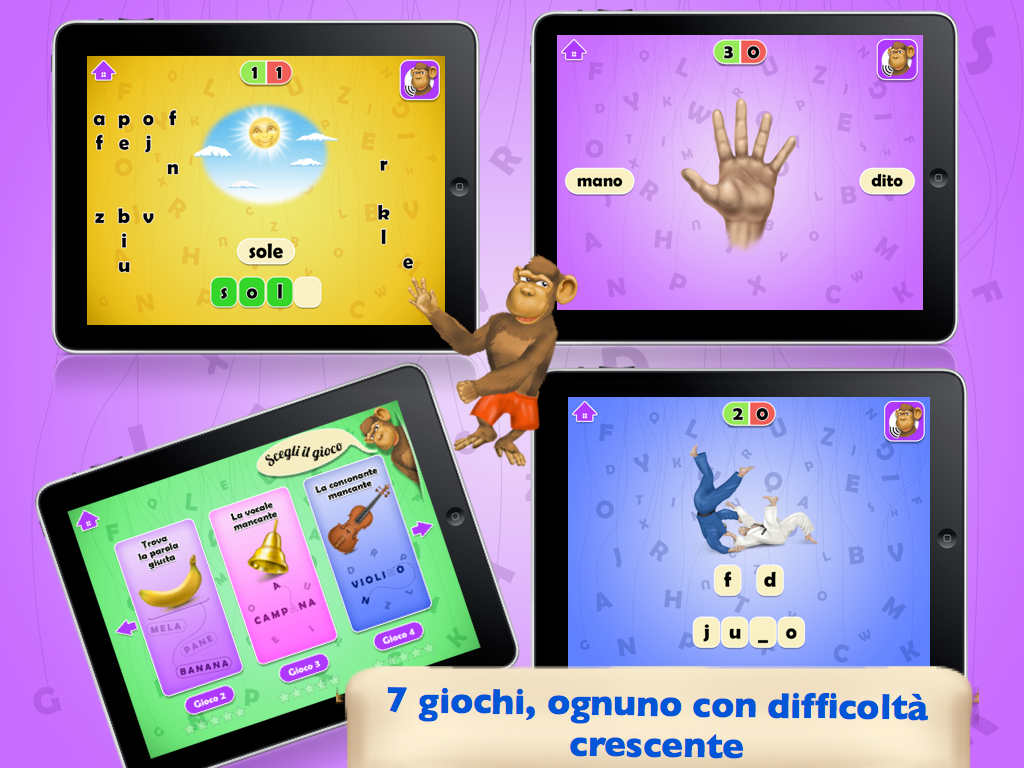 Giochi per bambini : imparare a leggere screenshot 8