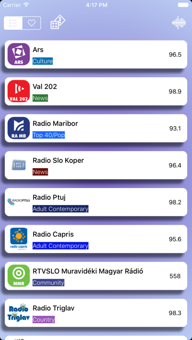 Screenshot #1 pour Slovenia Radio Live Player ( slovenski jezik or slovenščina / Slovenija / Slovene or Slovenian )