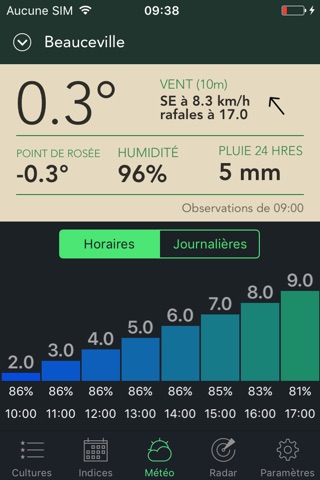 AgroMétéo Mobile screenshot 3