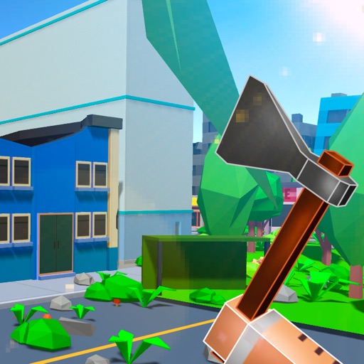 Pixel City Survival Simulator 3D icon