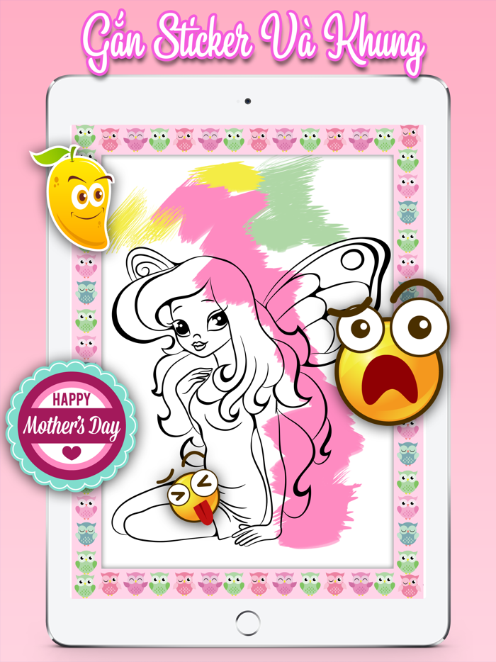 Công chúa tô màu