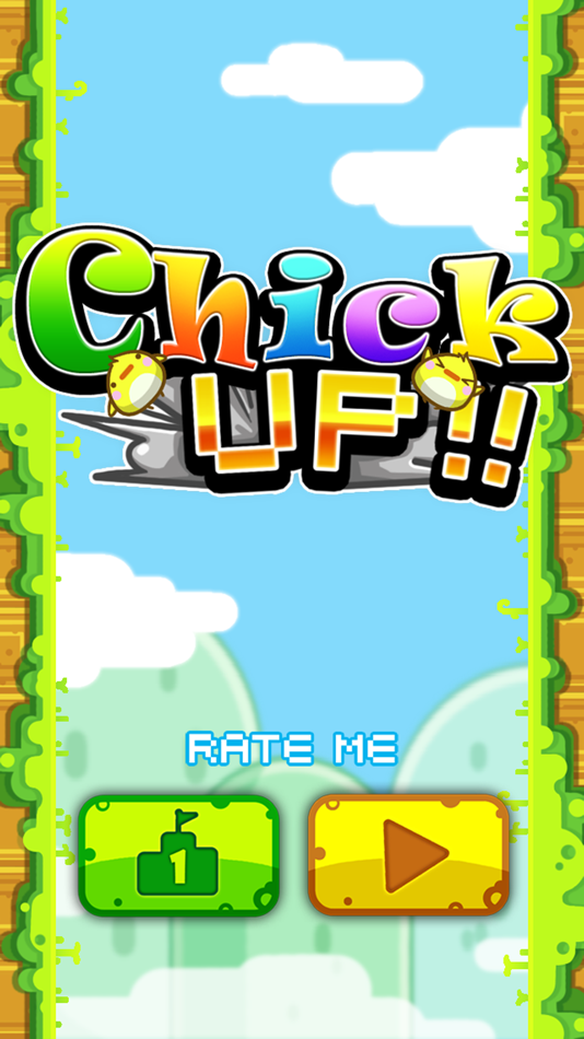 #4. Chick UP!! (The Vertical Version of a Flappy Little Bird Adventure) (iOS) 由: 允斌 谢