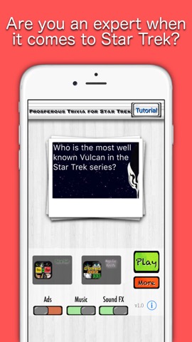 Prosperous Trivia for Star Trek FREE ™ - Riddles for Kids and Adults to Puzzle you and your Familyのおすすめ画像1