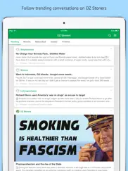 oz stoners cannabis community iPad Captures Décran 1