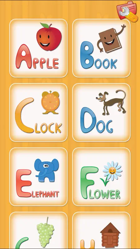 Kids Picture Dictionary : A to Z educational app for children to learn first words and make sentences with fun record tool! screenshot 2 of 4