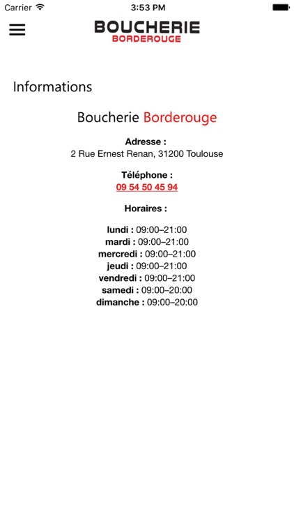 Boucherie Borderouge