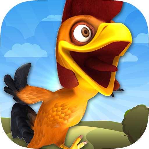 Funny Rooster Running Pet - Best Farm Animal Virtual Games For Boys, Girls & Kids Free