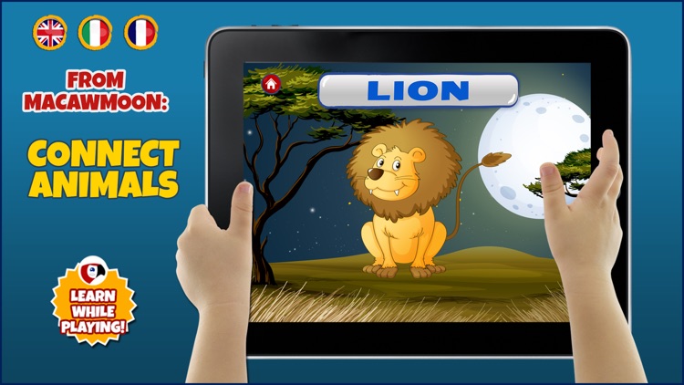 Discovery the animals - counting with interactive fauna zoo ocean wild - Macaw Moon screenshot-3