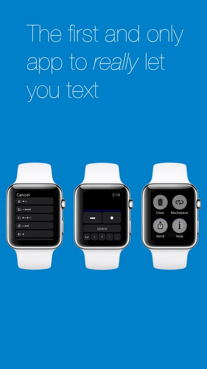Morse – texting for Apple Watch