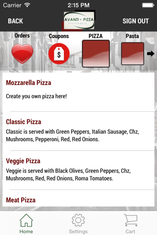 Avanti Pizza Fresh Pasta screenshot 3
