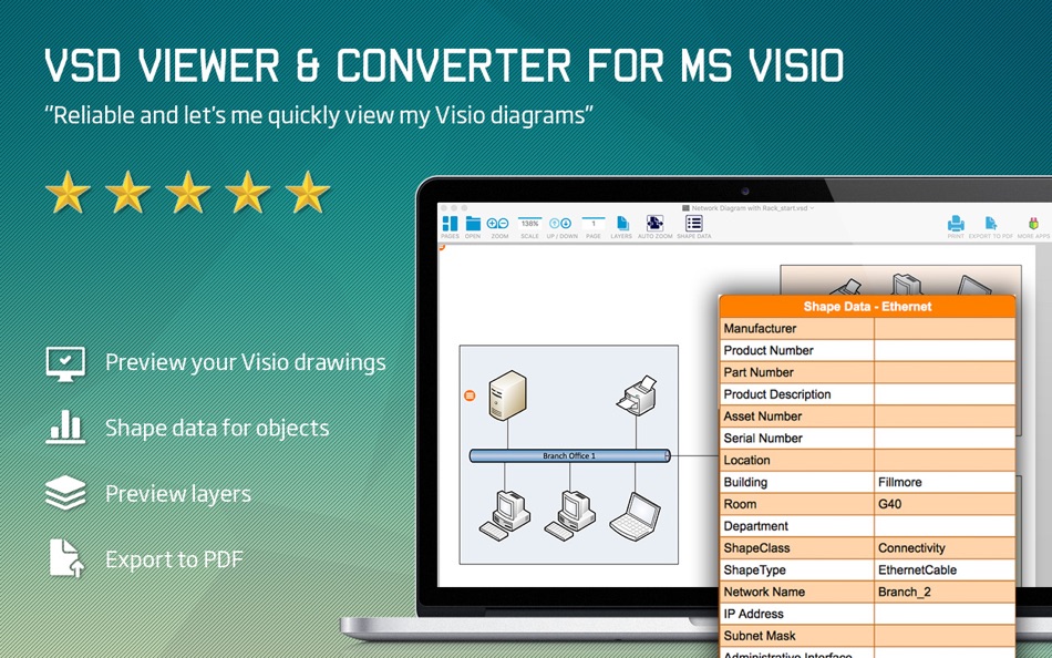 VSD Viewer & Converter for MS Visio for Mac OS X - 1.0 - (macOS)