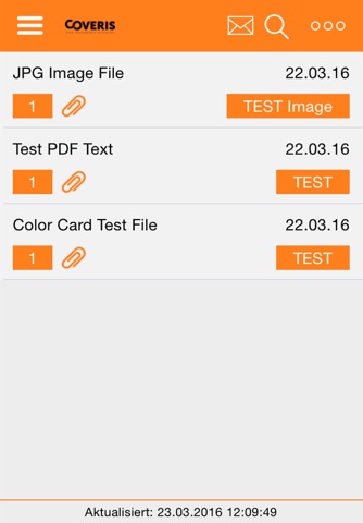 Coveris mobiles e-Postfach screenshot 3