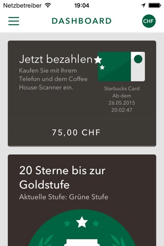 Starbucks Switzerland screenshot 2