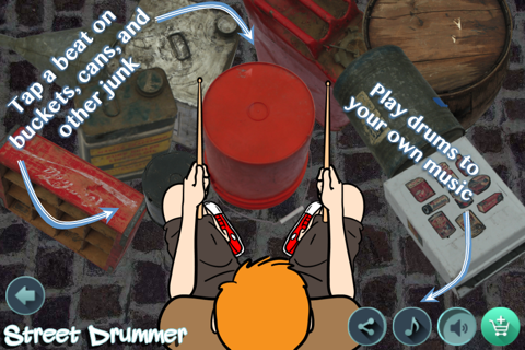 Street Drummer Lite - the bucket drum beatmaker screenshot 4
