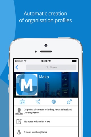 Mako CRM screenshot 2