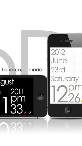 TypoDesignClock - for iPhone and iPod touchのおすすめ画像3