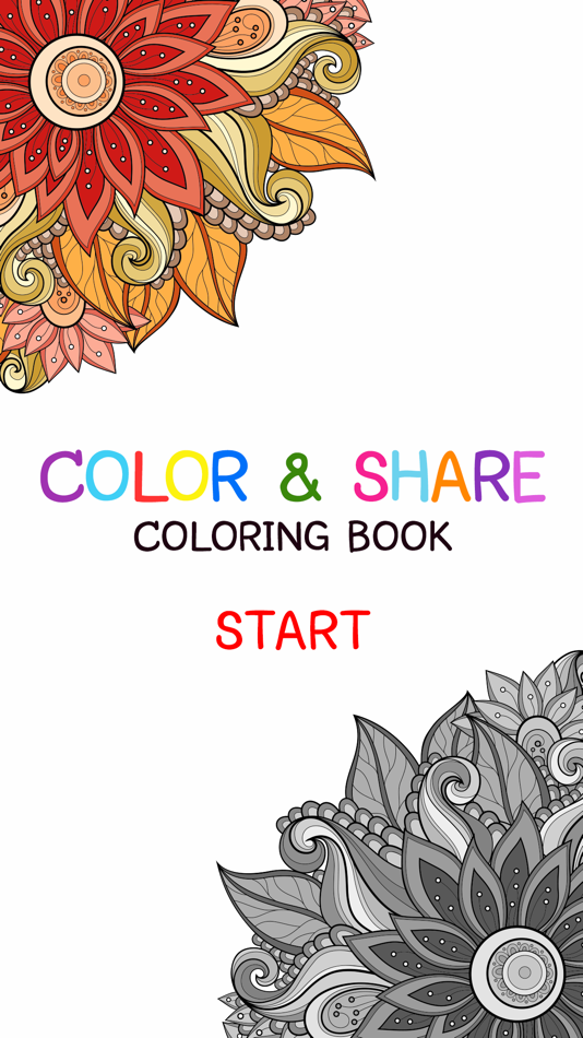 Adult Coloring Book - Free Mandala Color Therapy & Stress Relieving Pages for Adults 3 - 1.0 - (iOS)