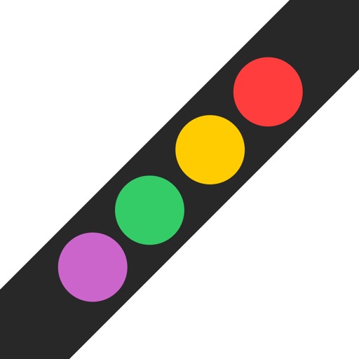 Round Color Dots : Go circle a ball on the run down to droppy balls & dotz iOS App