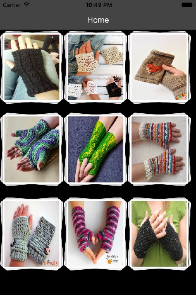 Crochet Fingerless Gloves screenshot 2