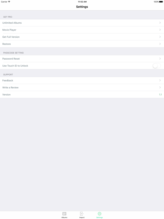 Photos Videos Lock Secret No Spy Keep Safe Vault iPad screenshot