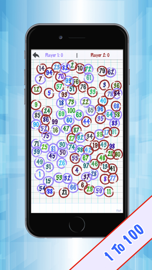 #4. 1 To 100 - Find the numbers (iOS) Podle: TIEN BAO NGUYEN