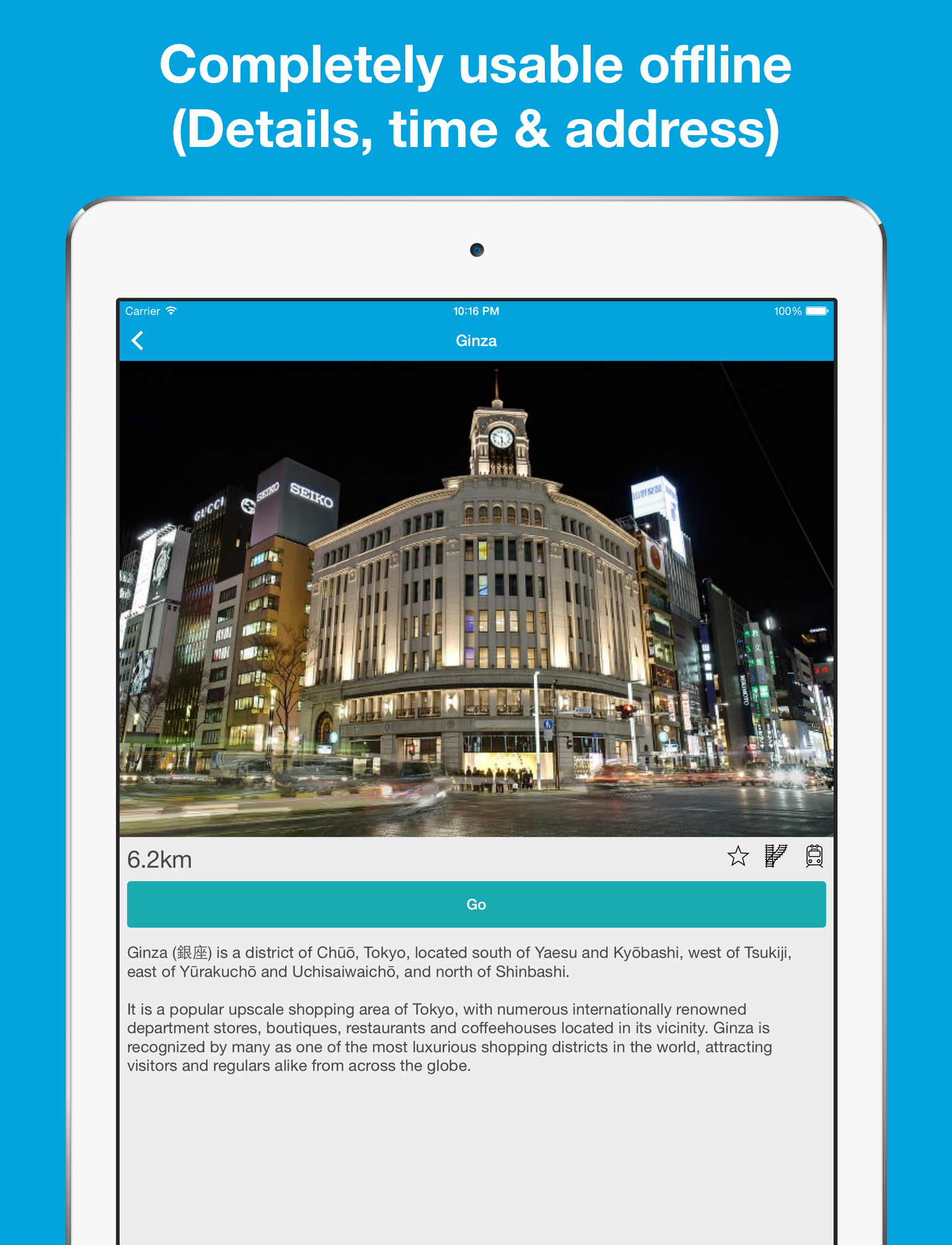 Tokyo guide, Pilot - Completely supported offline use, Insanely simple screenshot 8