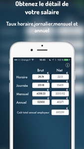 Brutaunet : Calculer votre salaire Brut ou Net screenshot #2 for iPhone