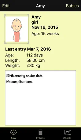 Game screenshot My Baby Growth Charts mod apk