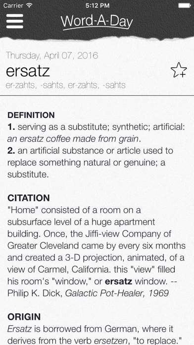 App screenshot