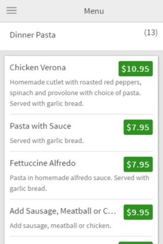 Fratelly Pizza & Restaurant Ordering screenshot 3