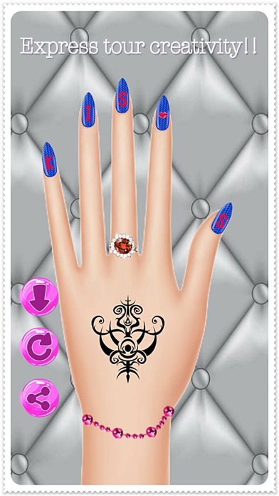 Nail Salon Spa - dress up and makeover games play free tattoo & makeup girls iPhone screenshot